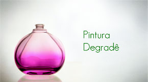 Pinturas em Degradê em frascos de Perfume