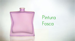 Pinturas Foscas em frascos de Perfume