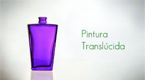 Pinturas Translúcidas em frascos de Perfume